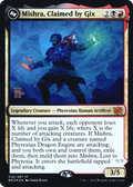 Mishra, Claimed by Gix (PRE-216) - The Brothers' War Promos Foil