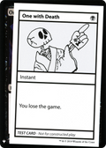 One With Death (CMB1-) - Mystery Booster Playtest Cards 2019