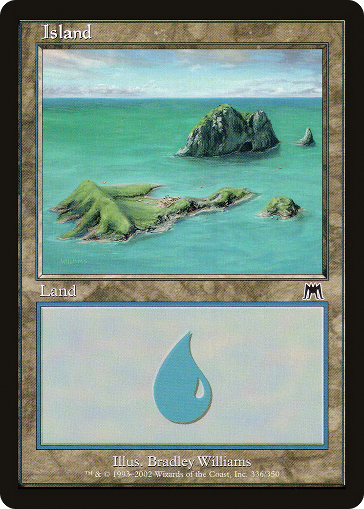 Island (336) (ONS-336) - Onslaught Foil