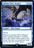 Ancient Silver Dragon (PRE-056) - Battle for Baldur's Gate Promos Foil