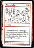 Planequake (No PW Symbol) (CMB1-) - Mystery Booster Playtest Cards 2021