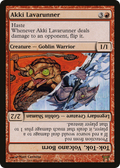 Akki Lavarunner // Tok-Tok, Volcano Born (CHK-153) - Champions of Kamigawa