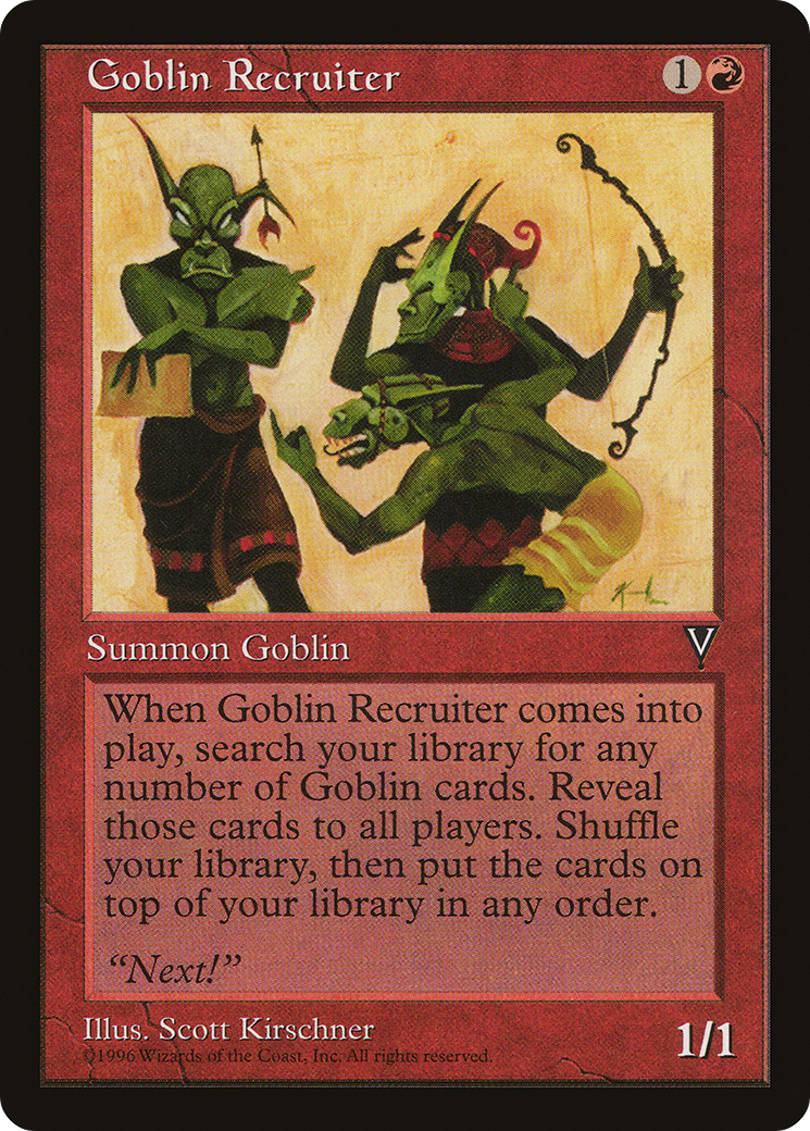 Goblin Recruiter (VIS-) - Visions