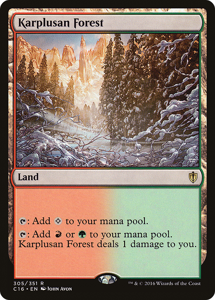 Karplusan Forest (C16-305) - Commander 2016