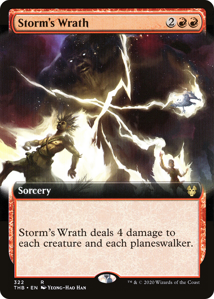 Storm's Wrath (Extended Art) (THB-322) - Theros Beyond Death: (Extended Art) Foil
