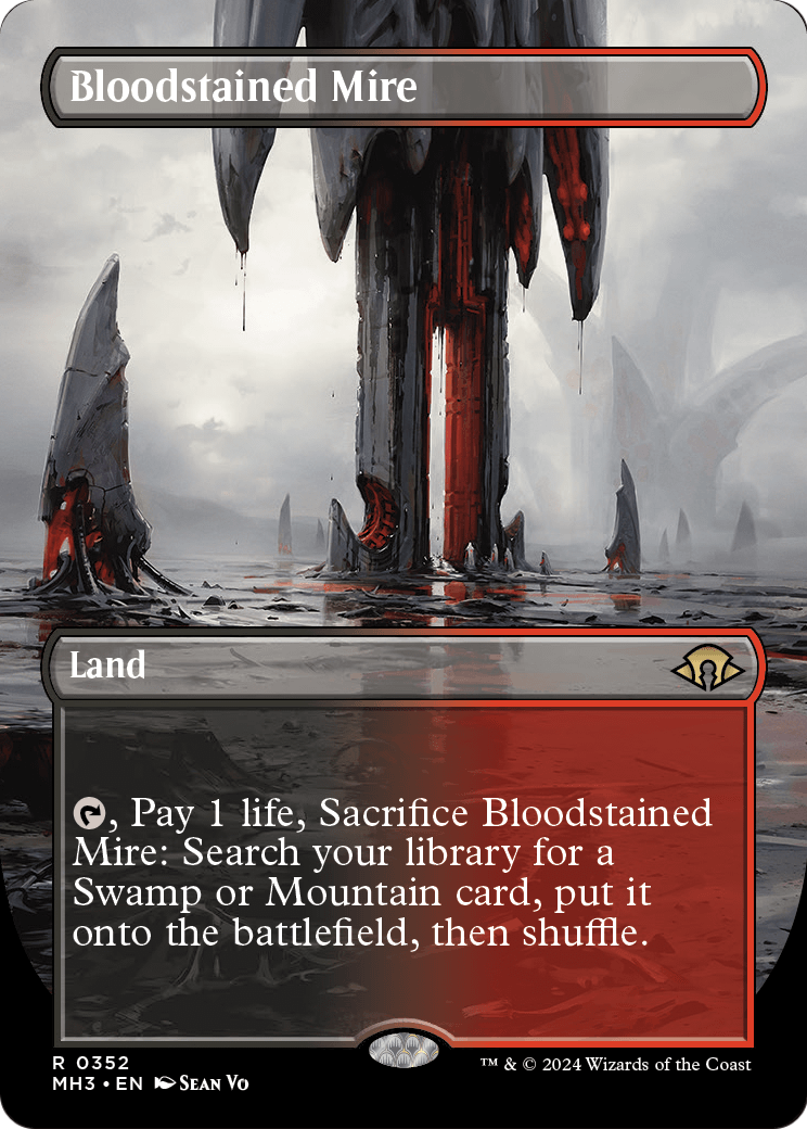 Bloodstained Mire (Borderless) (MH3-352) - Modern Horizons 3