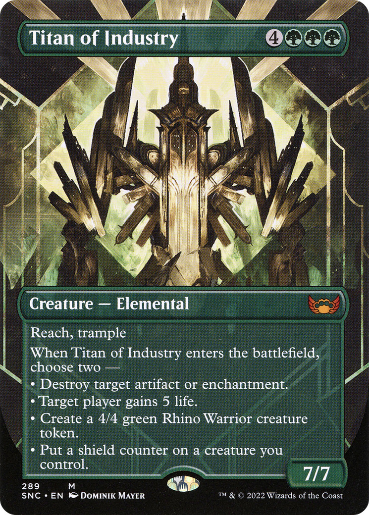 Titan of Industry (Borderless) (SNC-289) - Streets of New Capenna