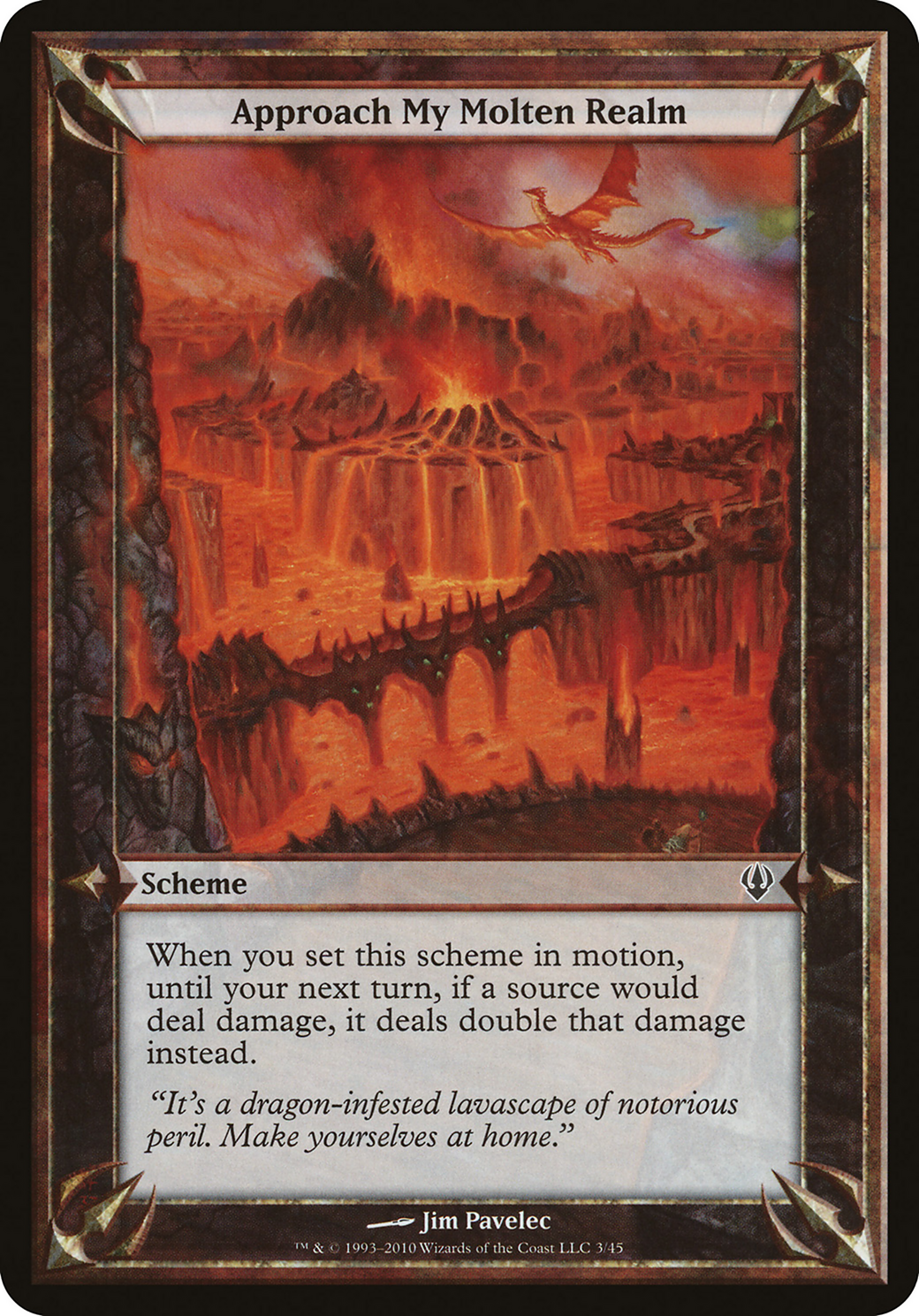 Approach My Molten Realm (Archenemy) (OVER-03★) - Archenemy Schemes