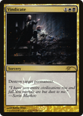 Vindicate (2013) (JDG-007) - Judge Gift Cards 2013 Foil