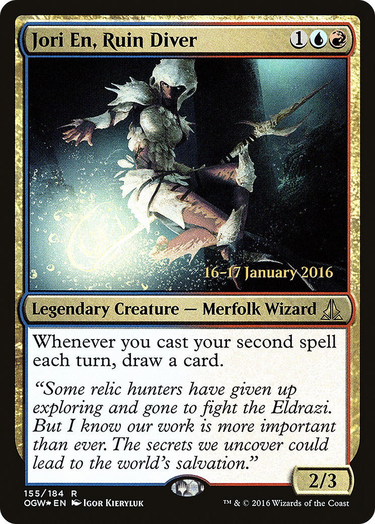 Jori En, Ruin Diver (PRE-155S) - Oath of the Gatewatch Promos Foil