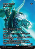Doom Variant - Roaming Throne (Borderless) (MAR-099) - Marvel Universe Eternal-Legal Foil
