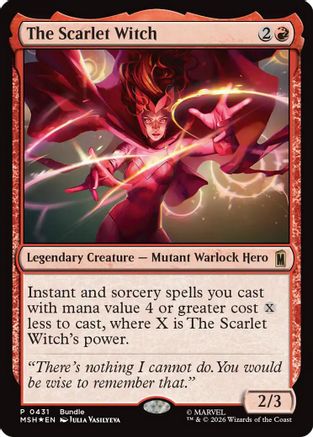 The Scarlet Witch (UMP-431) - Unique and Miscellaneous Promos Foil