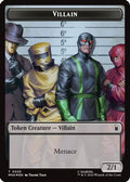 Villain (0025) // Robot Villain (0026) Double-Sided Token (Surge Foil) (MSH-25 // 26) - Marvel Super Heroes Foil