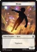 Hero // Robot Villain Double-Sided Token (MSH-2 // 20) - Marvel Super Heroes Foil
