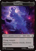 Galactus // Squirrel Double-Sided Token (MSH-8 // 14) - Marvel Super Heroes Foil
