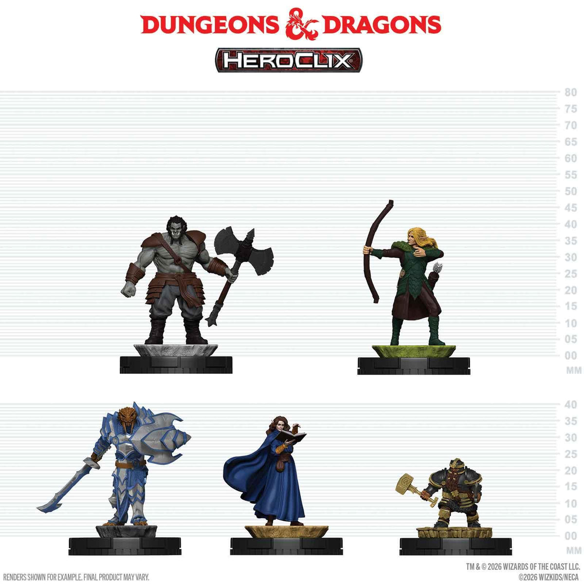 Dungeons and Dragons Heroclix Series One Booster Brick