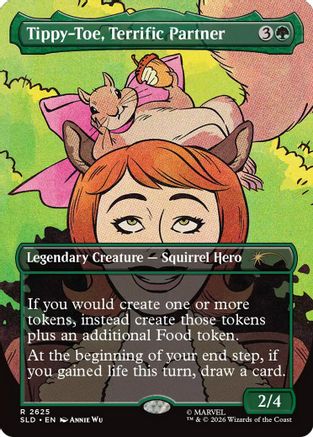 Tippy-Toe, Terrific Partner (SLD-2625) - Secret Lair Drop Series Foil
