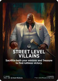 Street Level Villains Theme Card (MSC-038) - Commander: Marvel Super Heroes