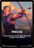 Precise Theme Card (MSC-017) - Commander: Marvel Super Heroes
