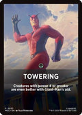 Towering Theme Card (MSC-057) - Commander: Marvel Super Heroes