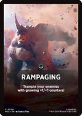 Rampaging Theme Card (MSC-054) - Commander: Marvel Super Heroes