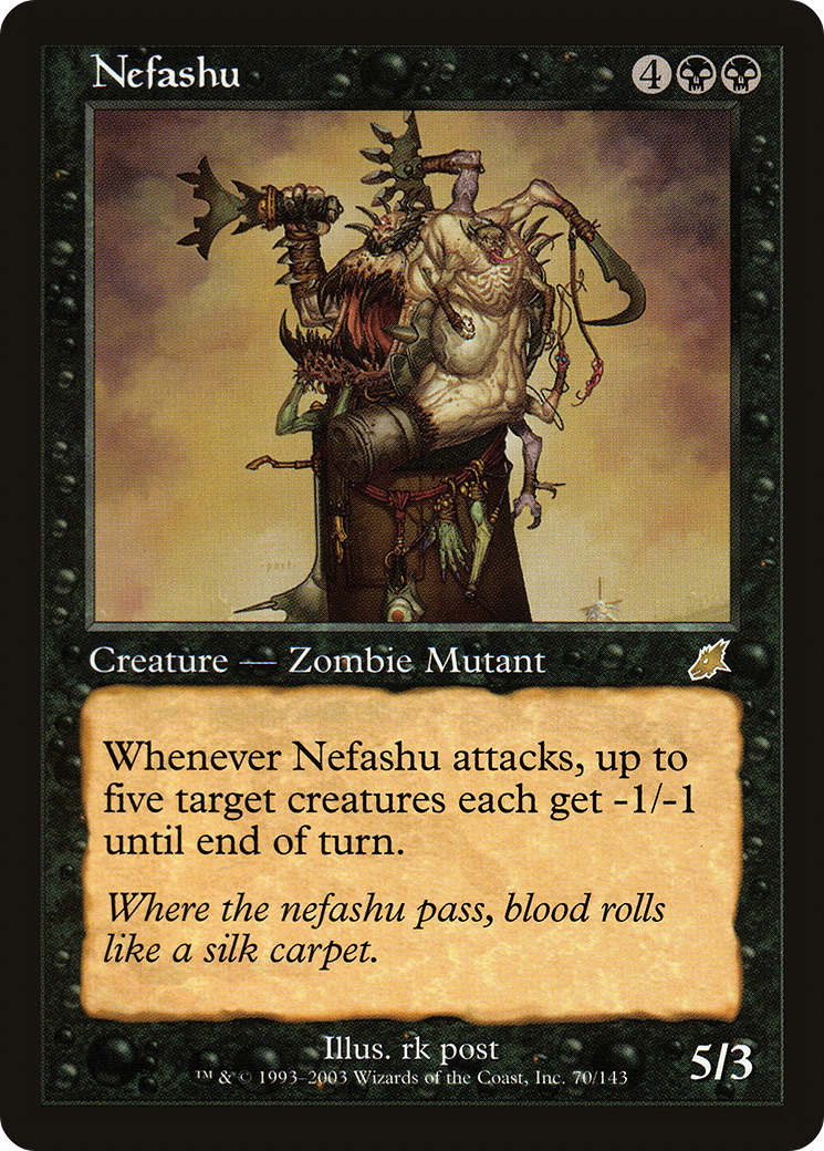 Nefashu (SCG-070) - Scourge Foil