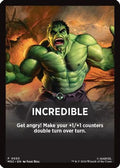 Incredible Theme Card (MSC-053) - Commander: Marvel Super Heroes