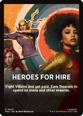 Heroes For Hire Theme Card (MSC-043) - Commander: Marvel Super Heroes