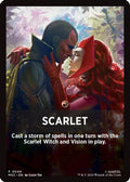 Scarlet Theme Card (MSC-049) - Commander: Marvel Super Heroes
