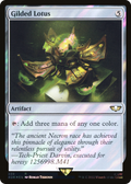 Gilded Lotus (Surge Foil) (40K-239) - Warhammer 40,000 Commander Foil
