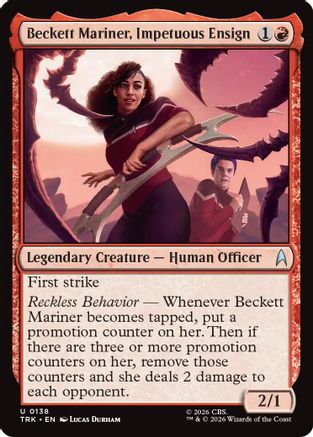 Beckett Mariner, Impetuous Ensign (TRK-138) - Star Trek Foil