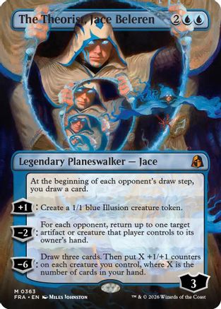 The Theorist, Jace Beleren (Borderless) (0363) (FRA-363) - Reality Fracture