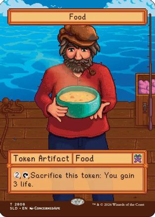 Food Token (2808) (SLD-2808) - Secret Lair Drop Series