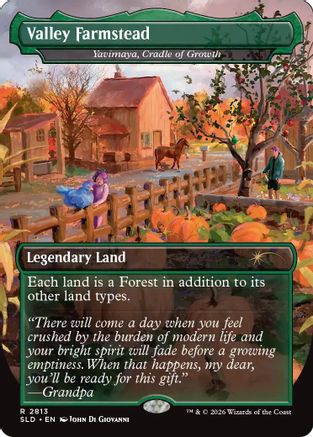 Valley Farmstead - Yavimaya, Cradle of Growth (SLD-2813) - Secret Lair Drop Series