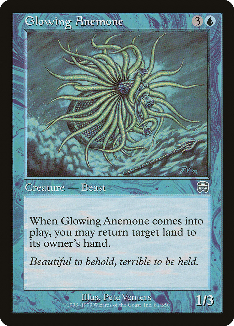 Glowing Anemone (MMQ-081) - Mercadian Masques