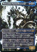 Malcator, Purity Overseer (Showcase) (Step-and-Compleat Foil) (ONE-468) - Phyrexia: All Will Be One: (Showcase) (Borderless) Foil