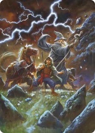 Call Forth the Tempest Art Card (ASHOB-033) - Art Series: The Hobbit