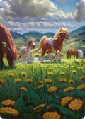 Troop of Ponies Art Card (ASHOB-001) - Art Series: The Hobbit