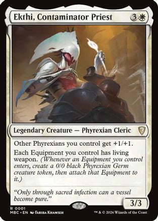 Ekthi, Contaminator Priest (-001) - Mystery Booster Commander Edition