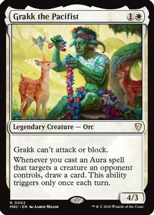 Grakk the Pacifist (-002) - Mystery Booster Commander Edition