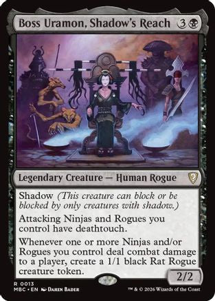Boss Uramon, Shadow's Reach (-013) - Mystery Booster Commander Edition