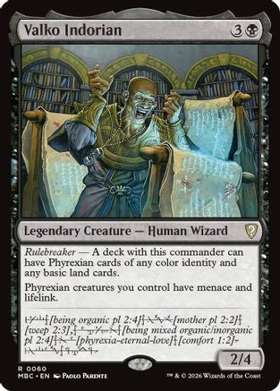 Valko Indorian (-060) - Mystery Booster Commander Edition