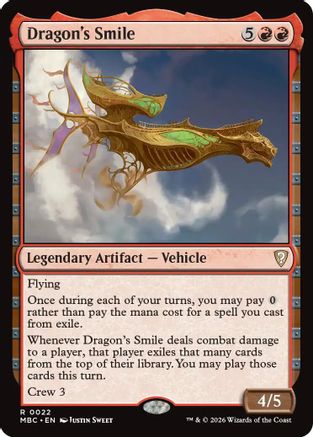 Dragon's Smile (-022) - Mystery Booster Commander Edition
