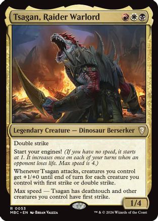 Tsagan, Raider Warlord (-053) - Mystery Booster Commander Edition