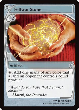 Fellwar Stone (Future Sight) (-074) - Mystery Booster Commander Edition