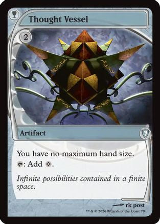 Thought Vessel (Future Sight) (-078) - Mystery Booster Commander Edition Foil