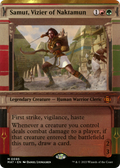 Samut, Vizier of Naktamun (Showcase) (MAT-095) - March of the Machine: The Aftermath: (Showcase) (Borderless)
