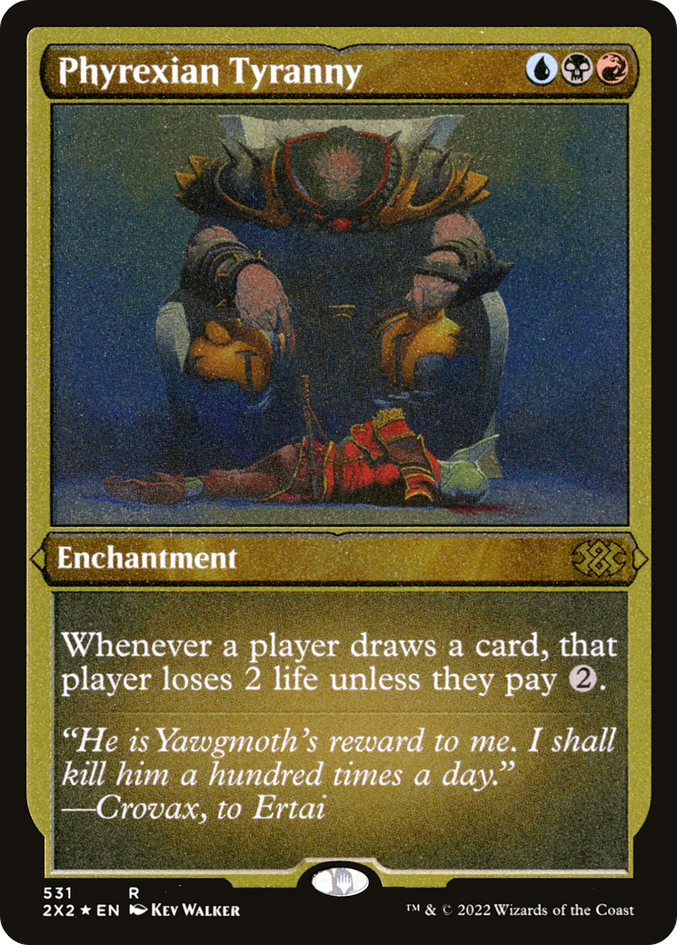 Phyrexian Tyranny (Foil Etched) (2X2-531) - Double Masters 2022 Foil