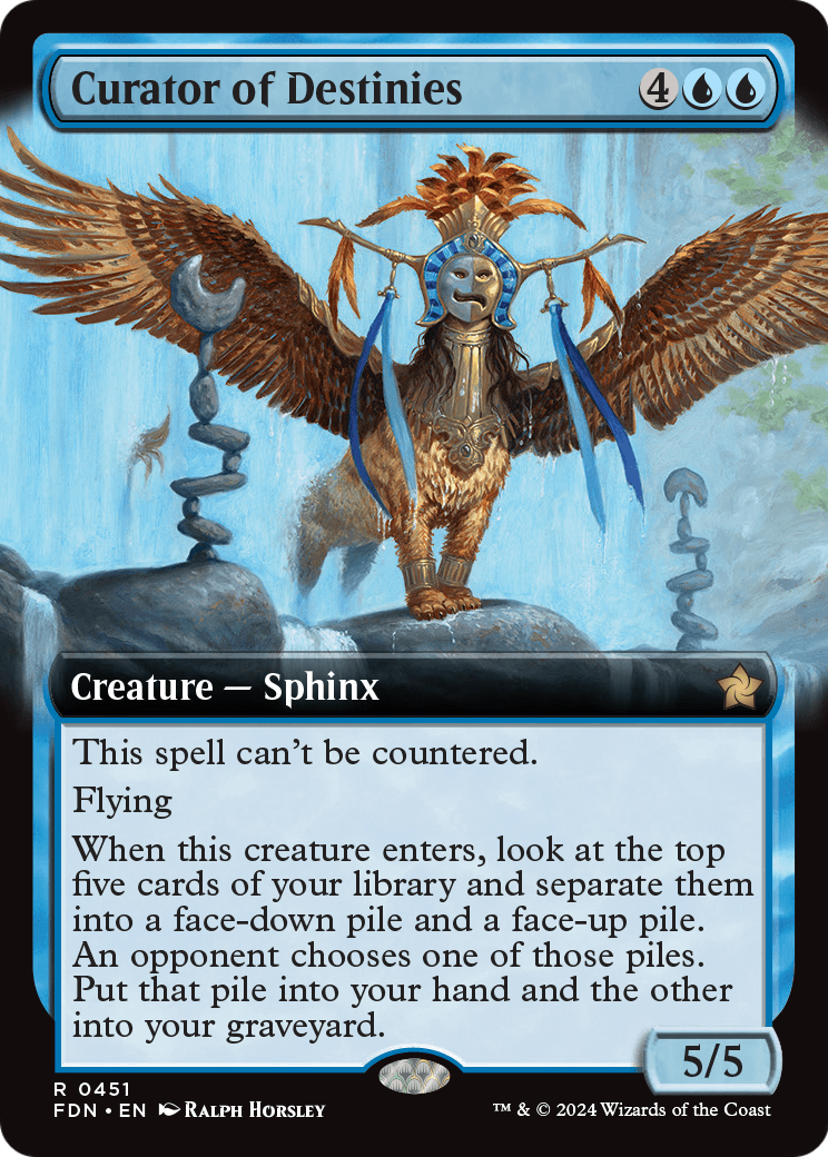 Curator of Destinies (Extended Art) (FDN-451) - Foundations: (Extended Art)