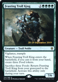 Feasting Troll King (PRE-152S) - Throne of Eldraine Promos Foil